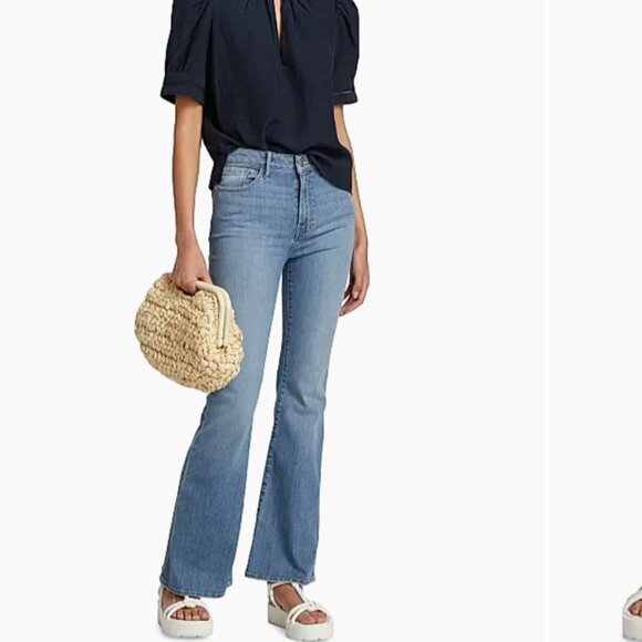 NEW FRAME Le Easy Flare Jeans in Anastisia women 725 5m3 - Picture 1 of 8